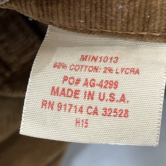 Vintage Adriano Goldschmied Pants Womens 25 Angel Corduroy Low Rise Wide Leg Y2K - Picture 9 of 10